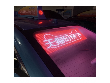 LED taxi/online taxi/private car transparent car screen